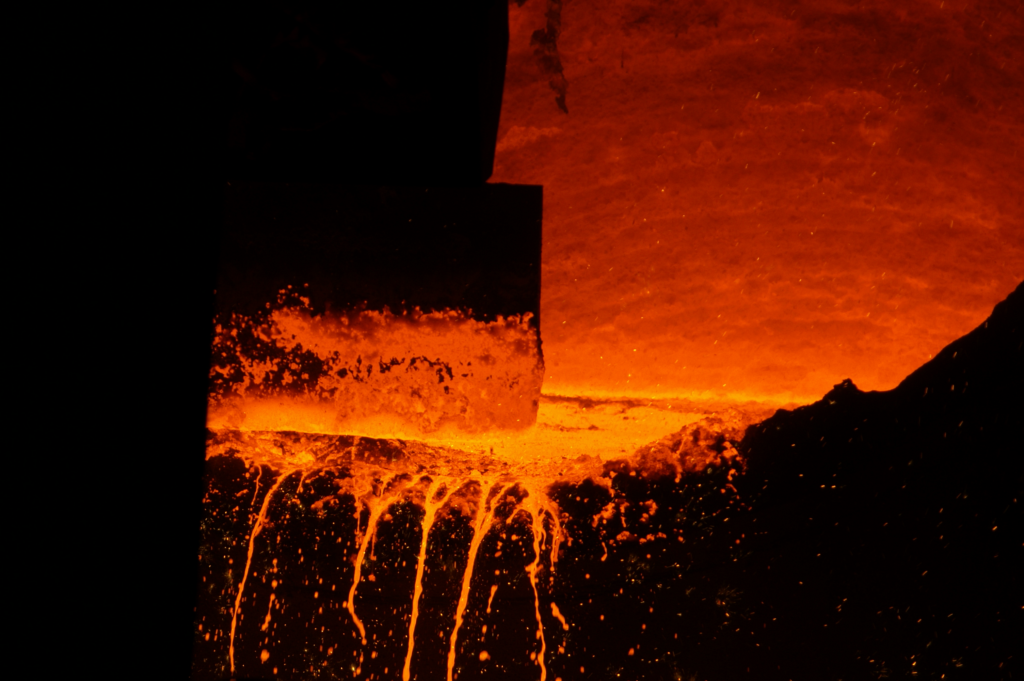 molten steel